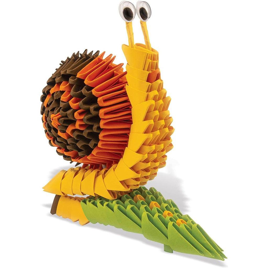 Creagami 3-D Origami Set for Creating a Captivating Snail Sculpture