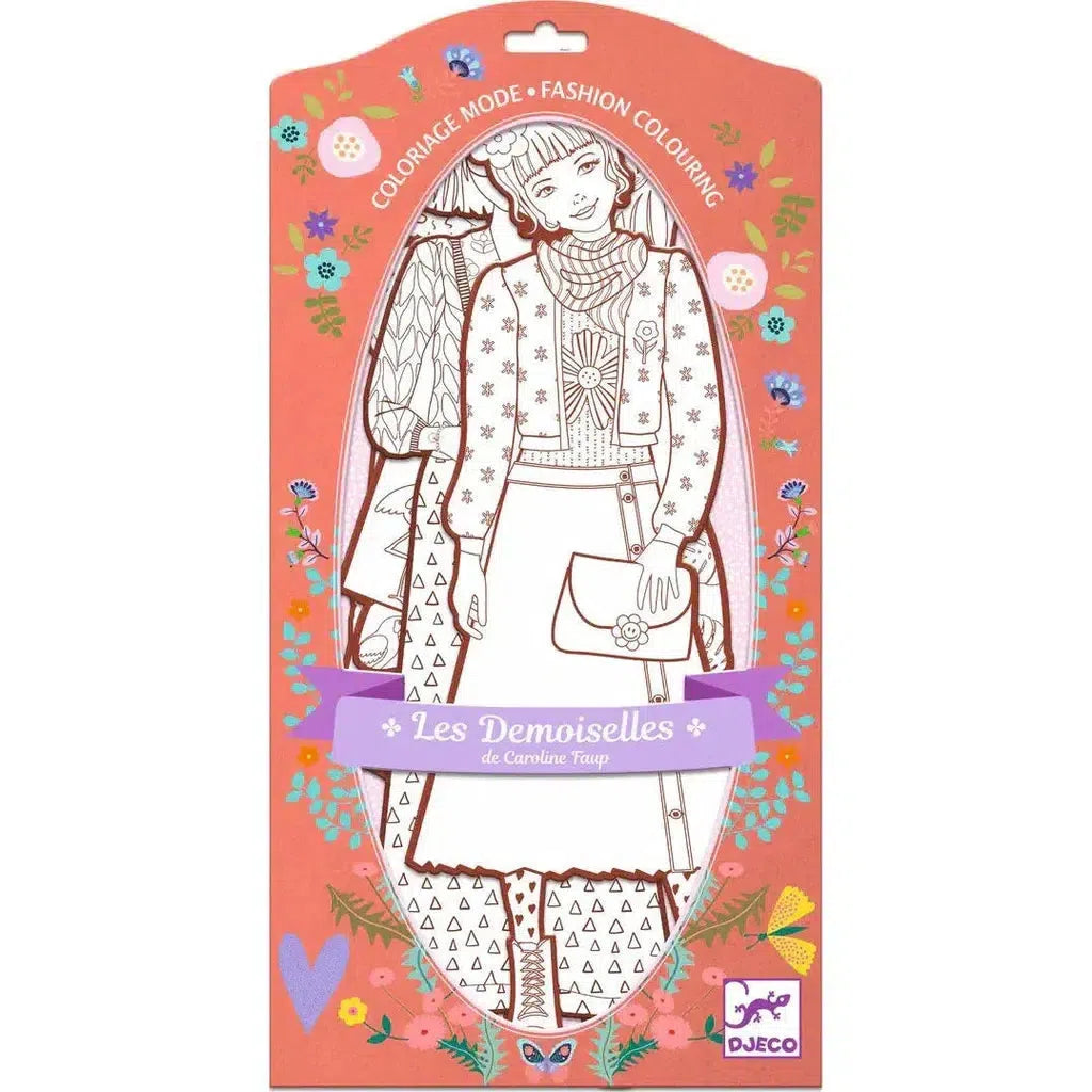 Nina & Friends Fashion Coloring Sheets - A Set of Fashionable Coloring Items
