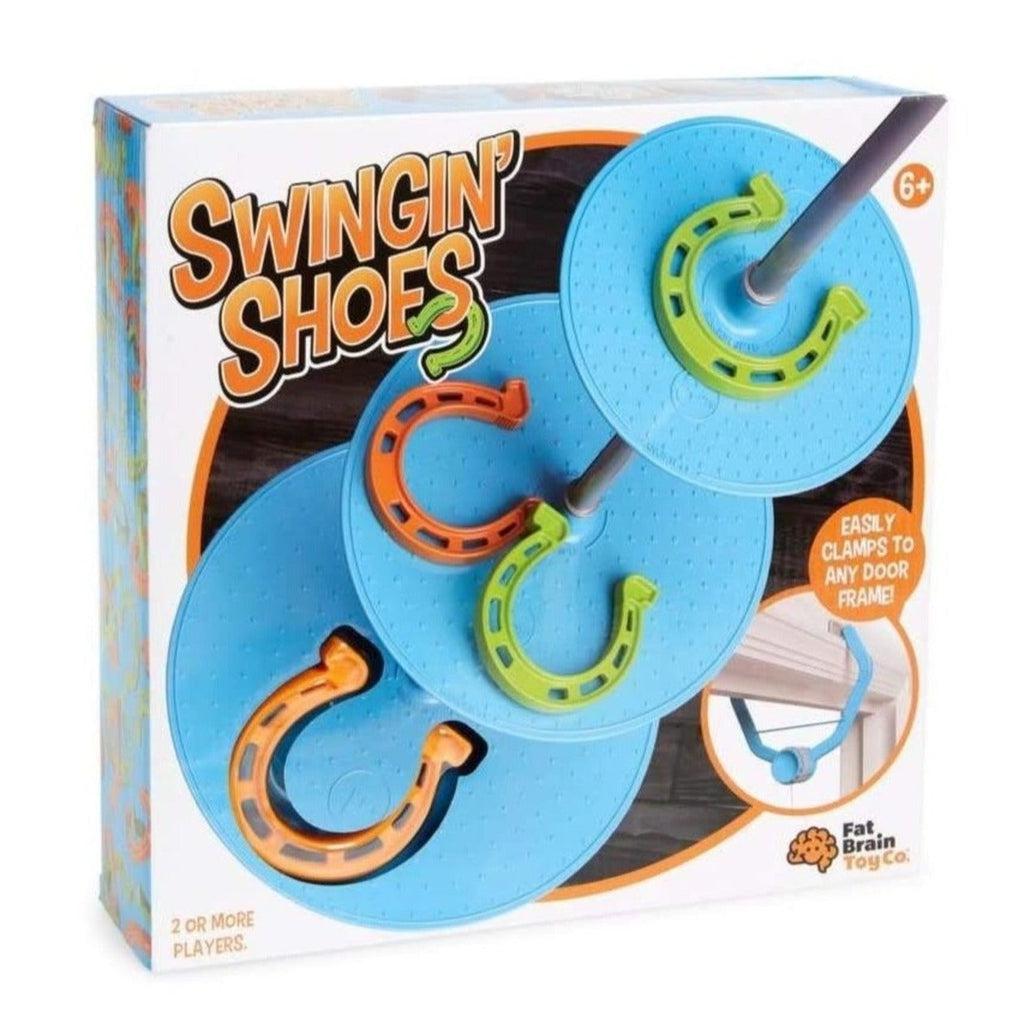 Swinging Rubber Horseshoe Game for Ages 6 and Up