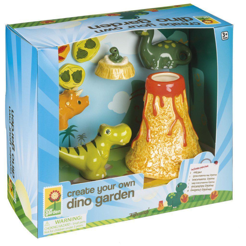 Build Your Own Colorful Dino Park with Ceramic Pieces