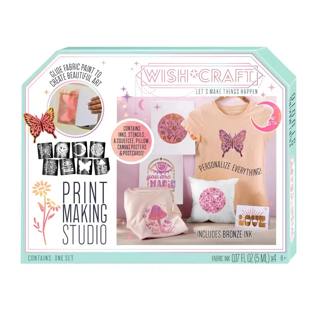 Wish Craft Reusable Sticker Stencils Fabric Print Making Studio