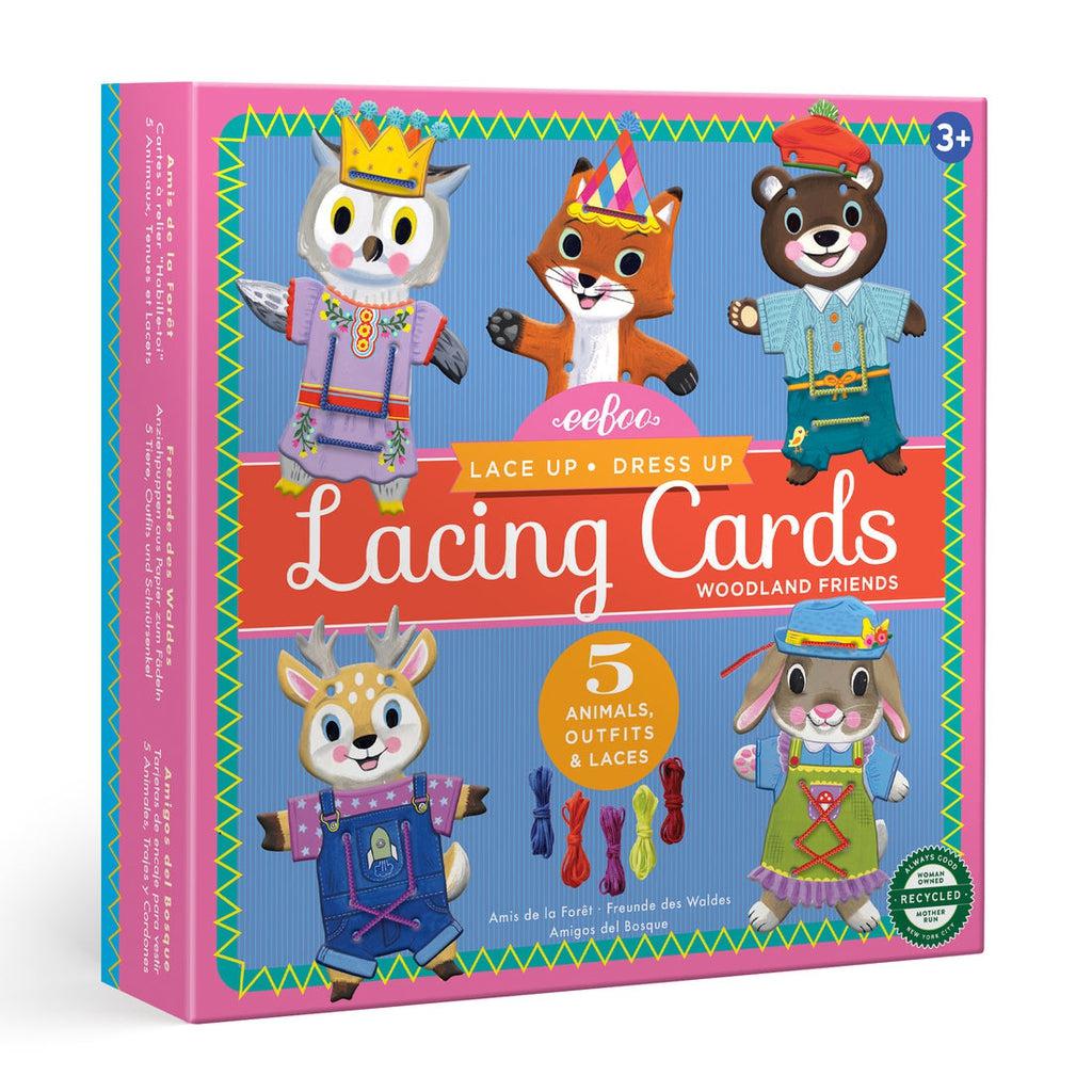 Adorable Woodland Friends Lacing and Sewing Practice Cards