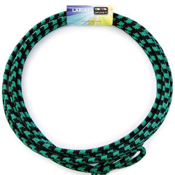 20-Foot Long Green and Black Junior-Sized Lariat Lasso for Kids Aged 6 and Above