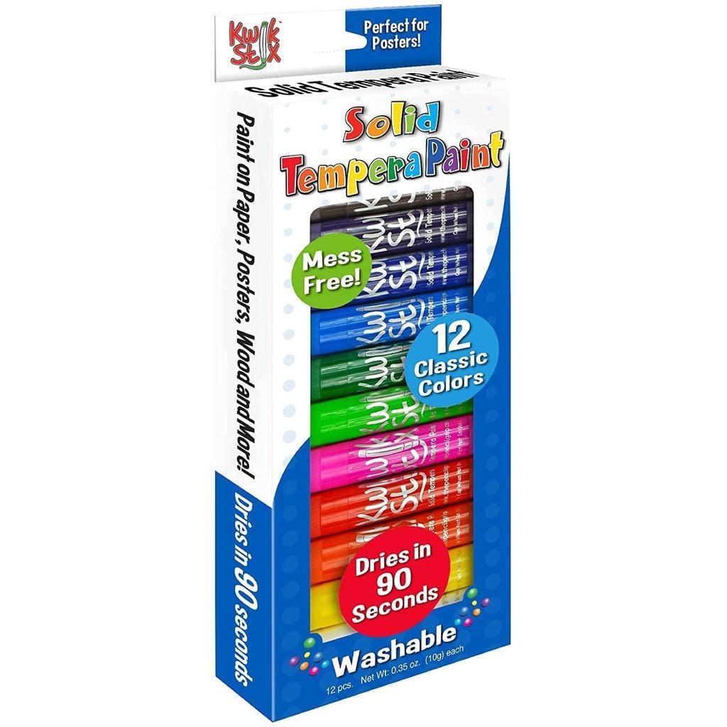 Kwik Stix Quick - Drying Non - Toxic Tempera Paint Sticks for Kids Aged 3+