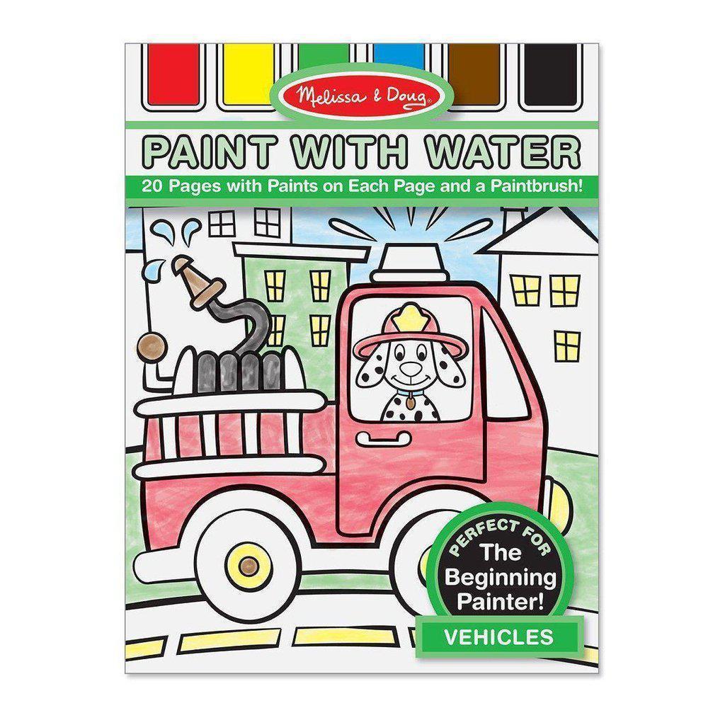 Water Painting Set for Kids - Fun Vehicles Themed Activity