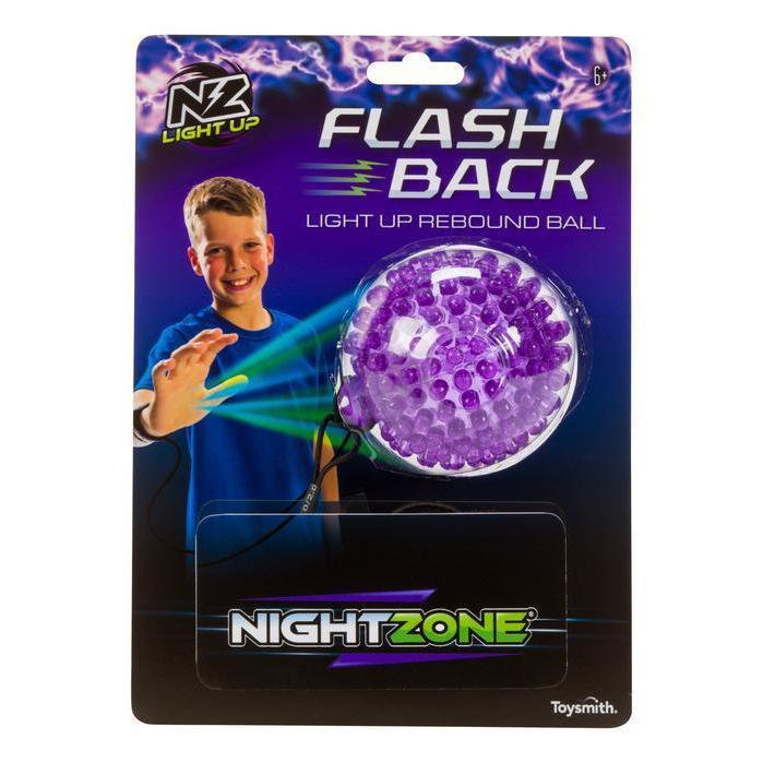 NightZone™ Bouncing Flashback Flashing Light-Up Ball
