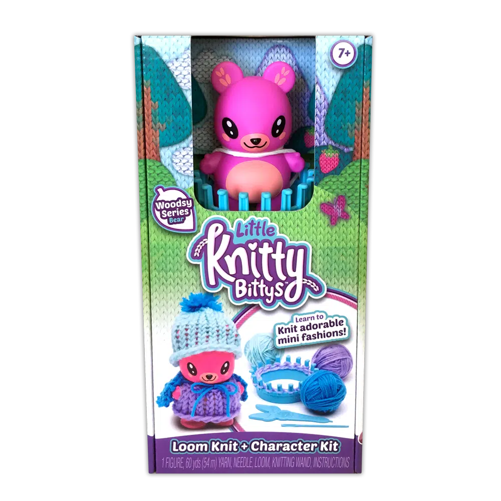 Adorable Little Knitting Craft - Knitty Bittys Bear Toy