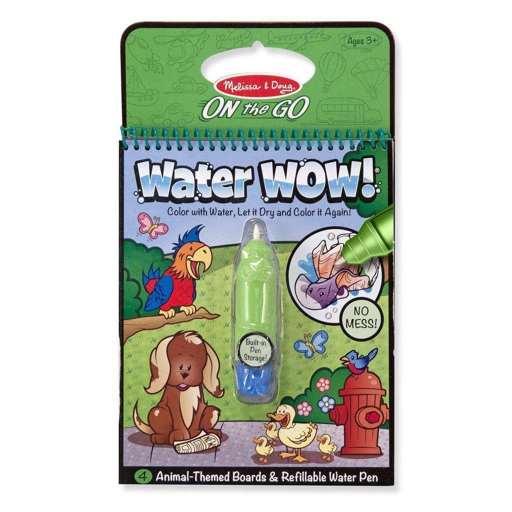 Water Wow! Animal-Themed No-Mess Painting and Coloring Book for Kids Aged 3+