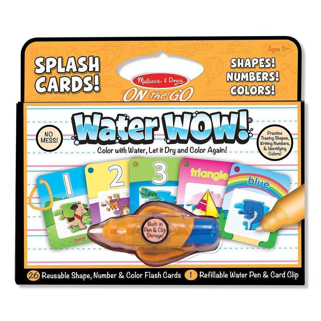 Water Wow! Splash Cards for Learning Shapes, Numbers & Colors