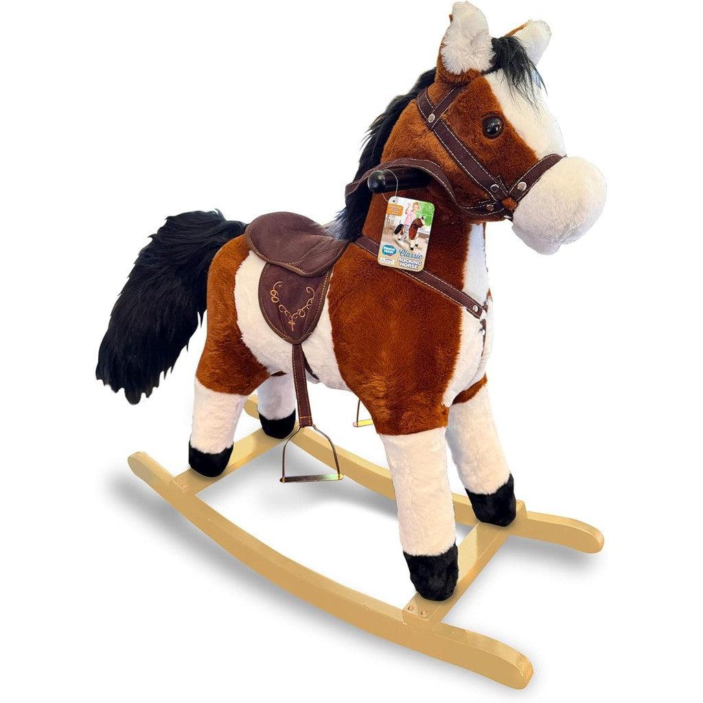 Classic and Adorable Plush Rocking Horse for Toddlers