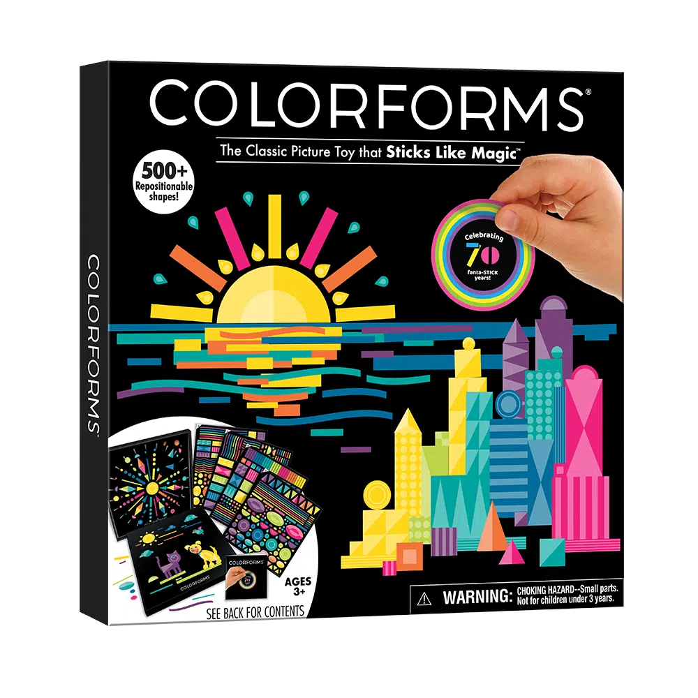 Colorforms 70th Anniversary Classic Picture Toy Set