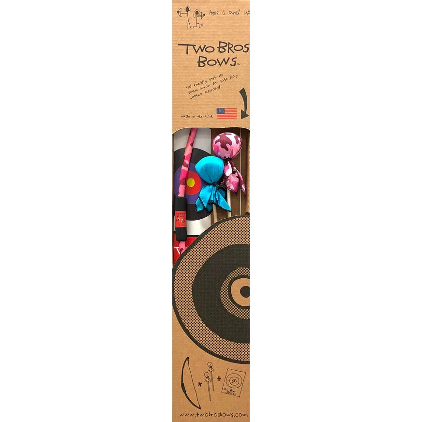 Stealthy Pink Camouflage Bow and Arrow Set for Kids