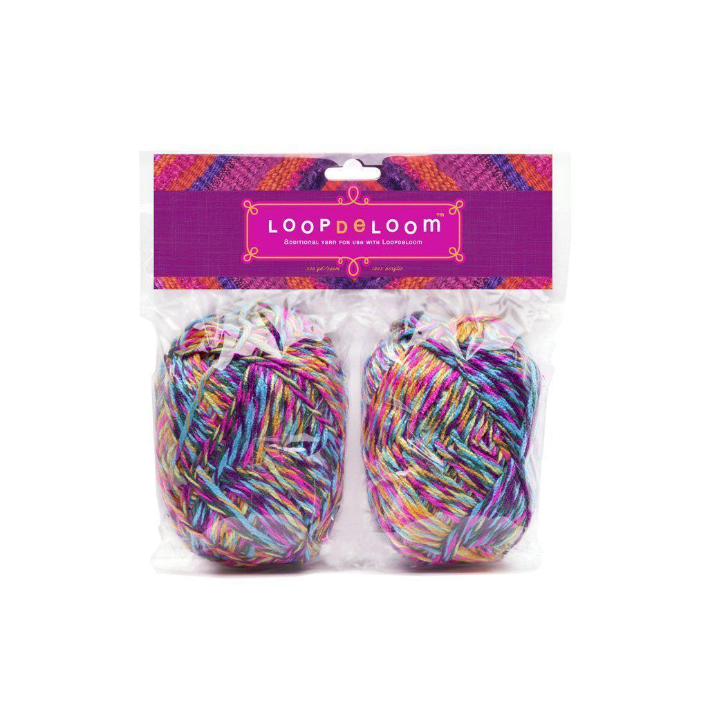 Loopdeloom Multicolored Refill Yarn for Weaving Projects
