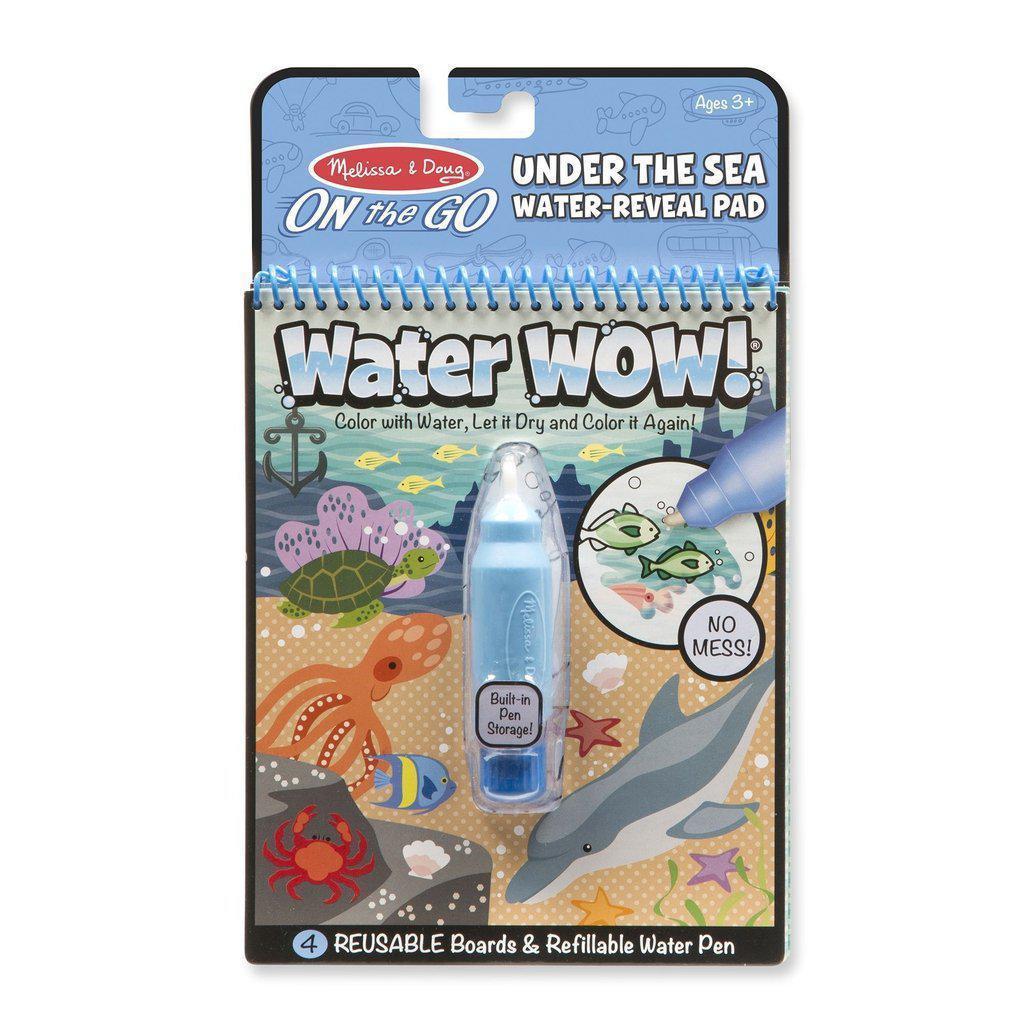 Water Wow! Under The Sea Reusable Water Reveal Coloring Pad for Kids