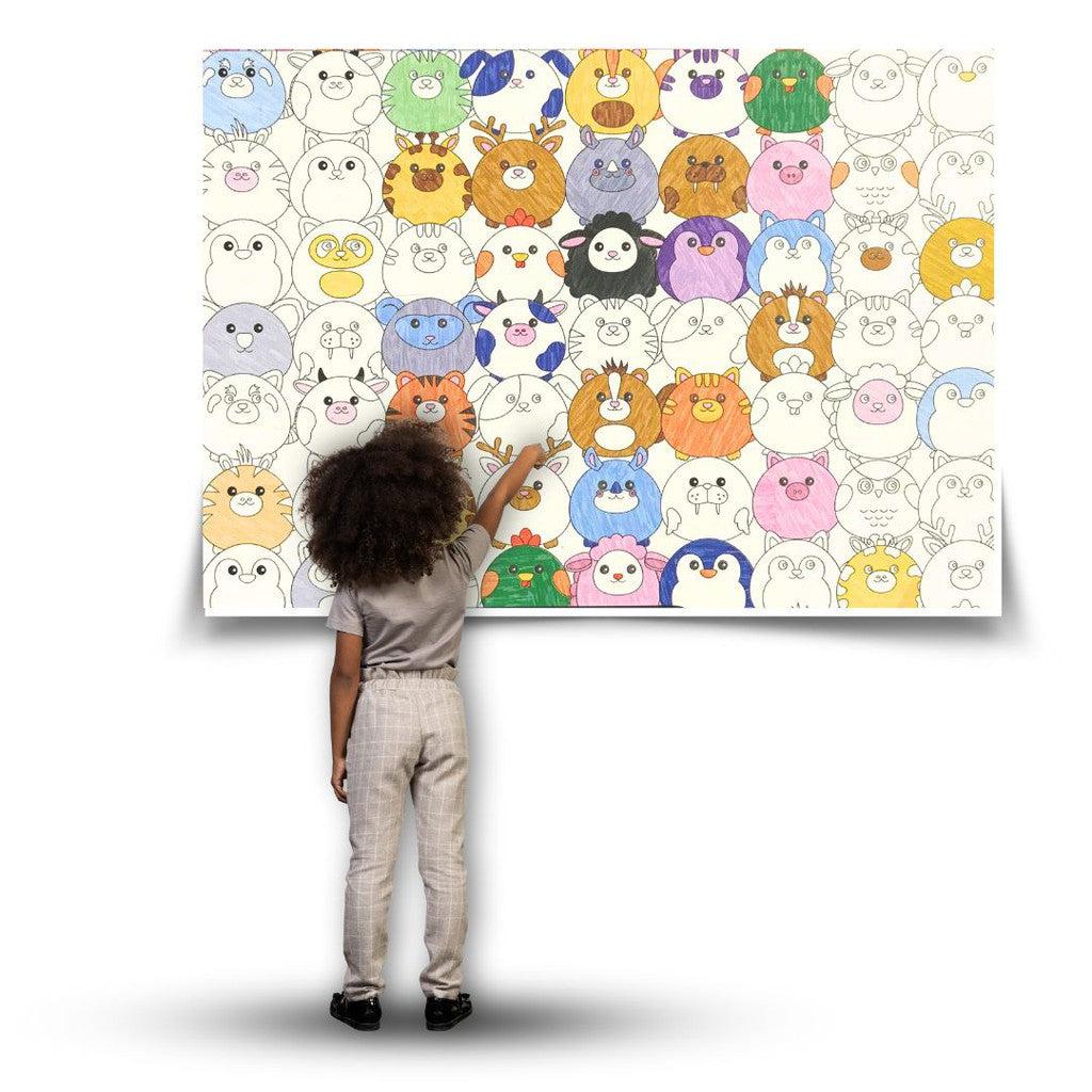 Extra Large Colorful Poster for Big Imaginative Minds