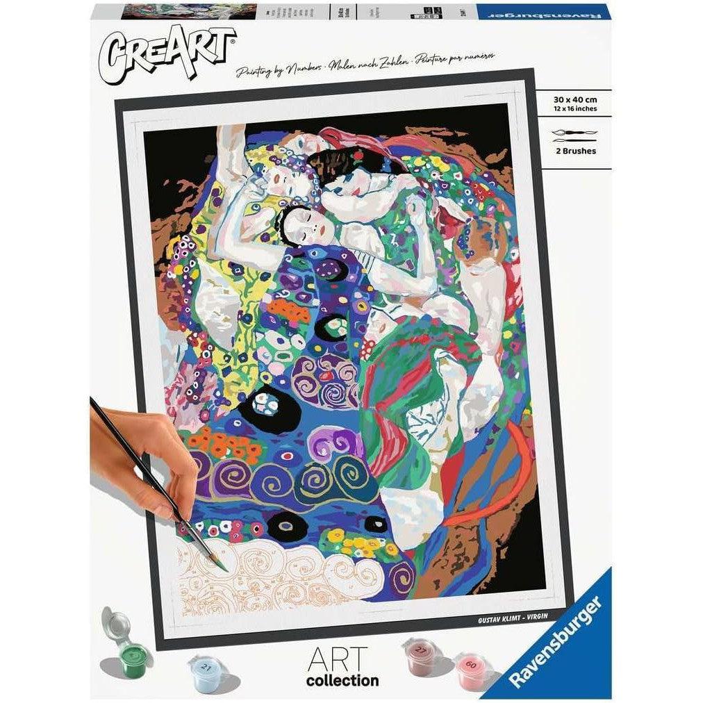 CreArt Paint-by-Number Kit: Recreate Gustav Klimt's 'Virgin'