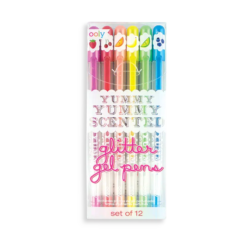 Exquisitely Fragrant and Colorful Glitter Gel Pens for Creative Artwork