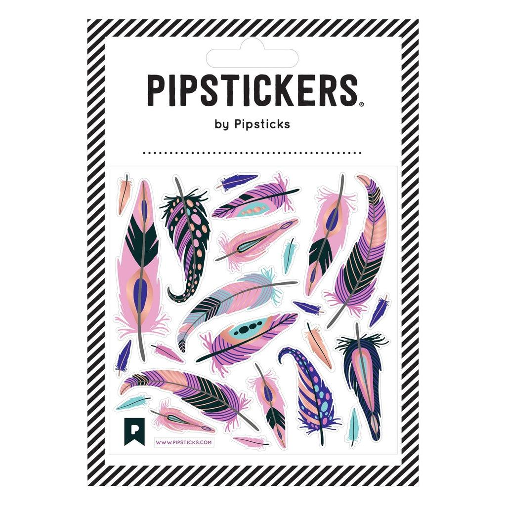 Exquisitely Designed Light As A Feather PVC Stickers with Rose Gold Foil