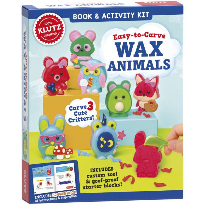Easy-to-Carve Wax Animal Figurine Kit for Beginners