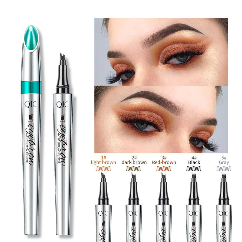 Wholesale Eyebrow Pencil with Four-fork Head in Multiple Colors