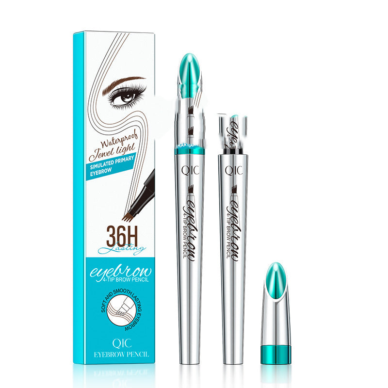 Wholesale Eyebrow Pencil with Four-fork Head in Multiple Colors
