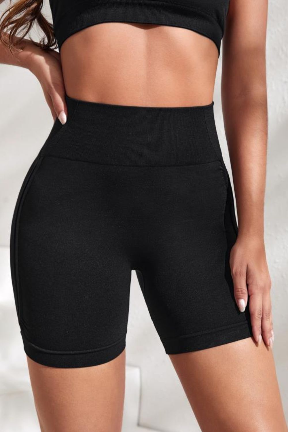 High-Waisted Slim-Fit Active Shorts for Optimal Movement