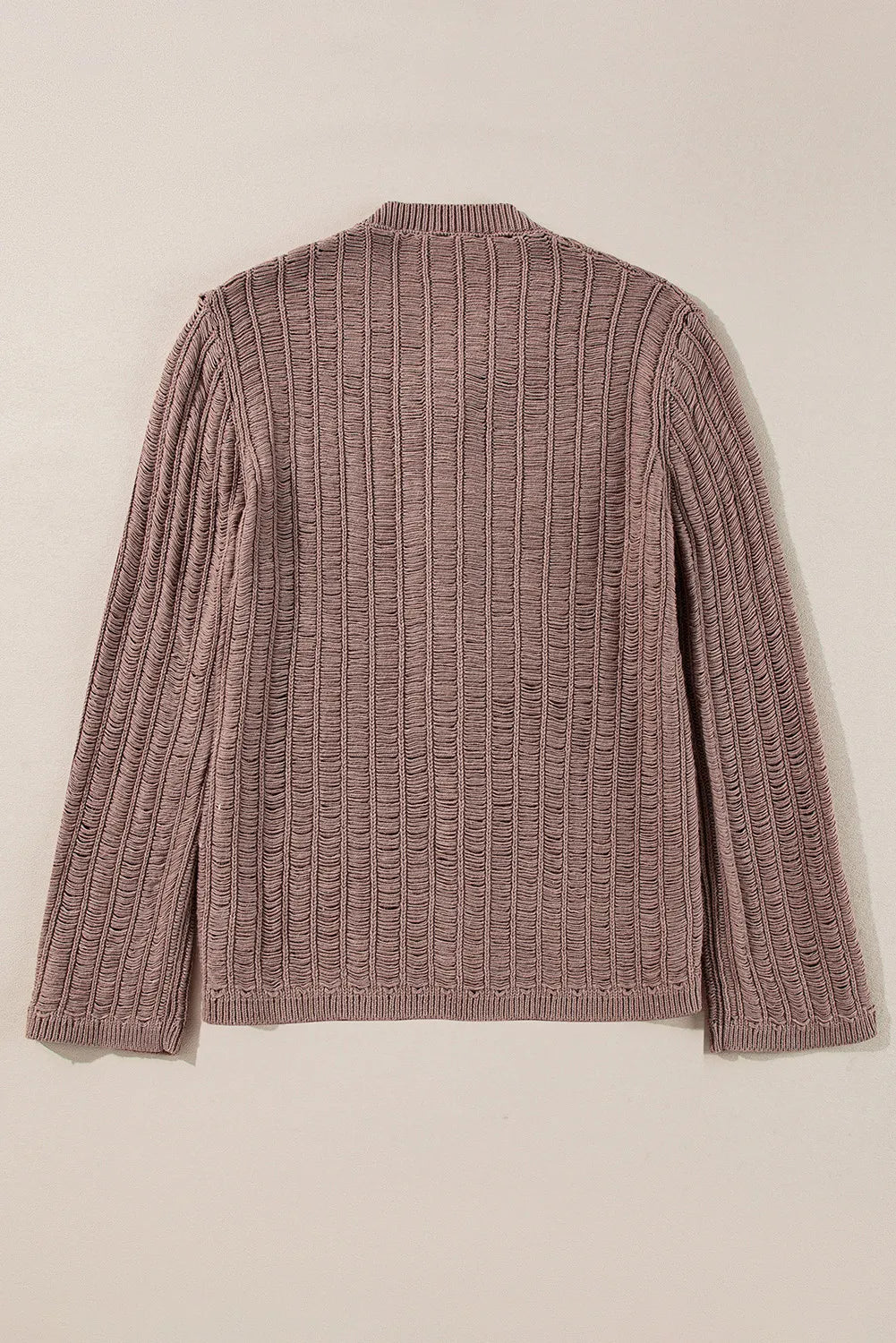 Long Sleeve Button - Up Women's Cardigan for Casual Wear