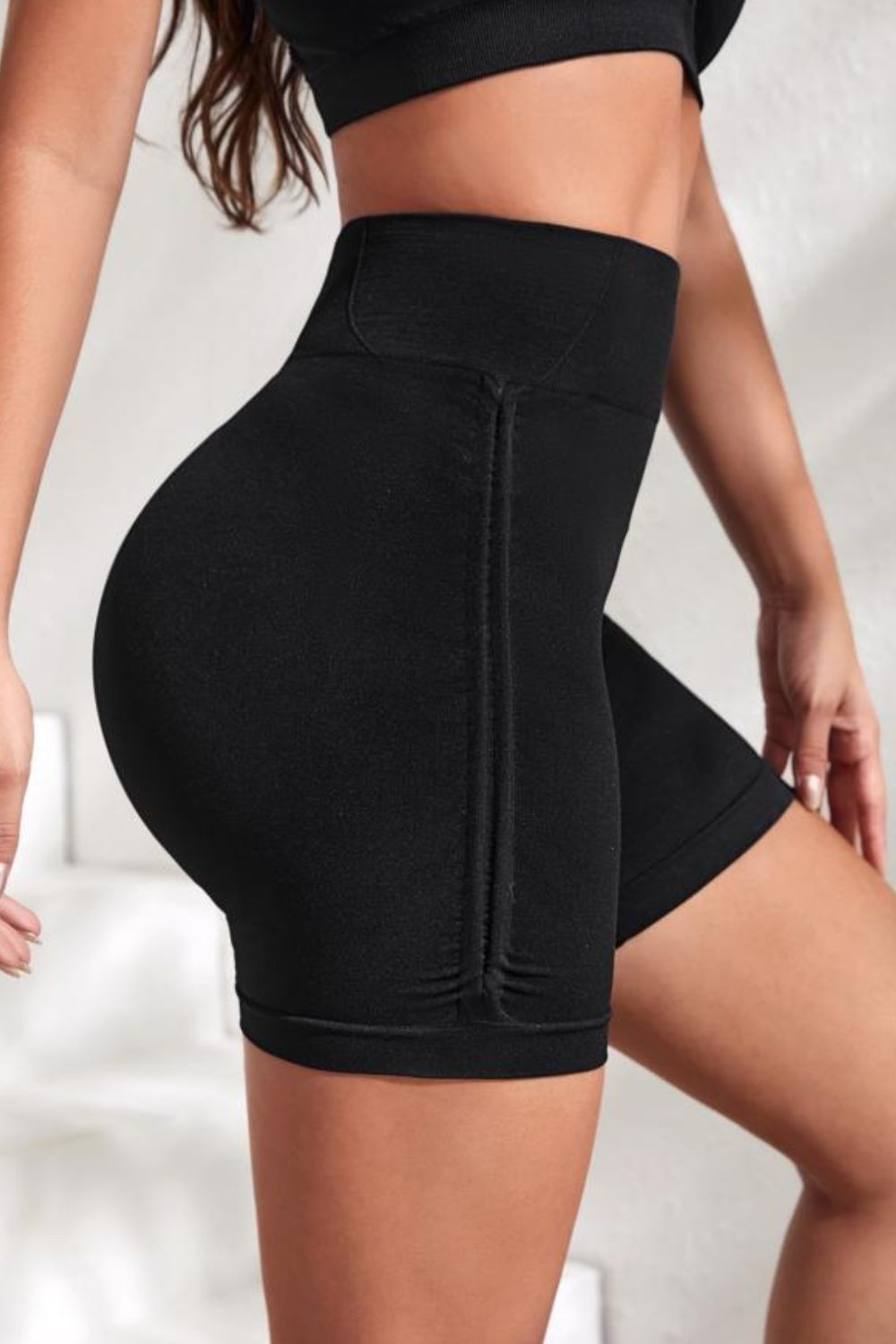 High-Waisted Slim-Fit Active Shorts for Optimal Movement