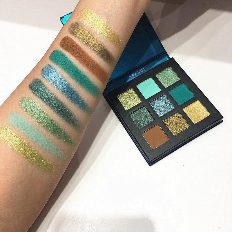 Exquisite Beauty Glazed Eyeshadow Palette with Eight or More Colors