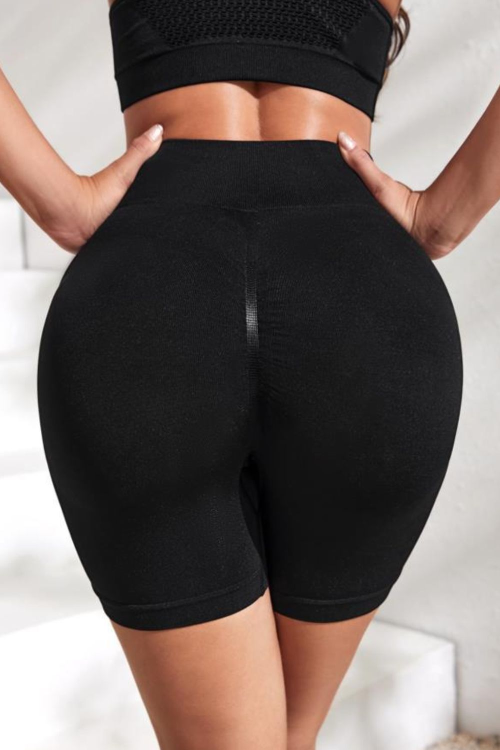 High-Waisted Slim-Fit Active Shorts for Optimal Movement